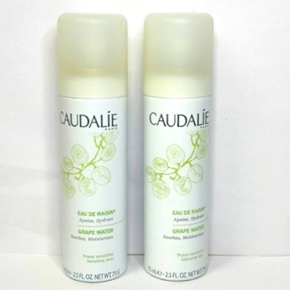 Caudalie Grape Water soothers moisturizes (Lot of 2) 2.5oz